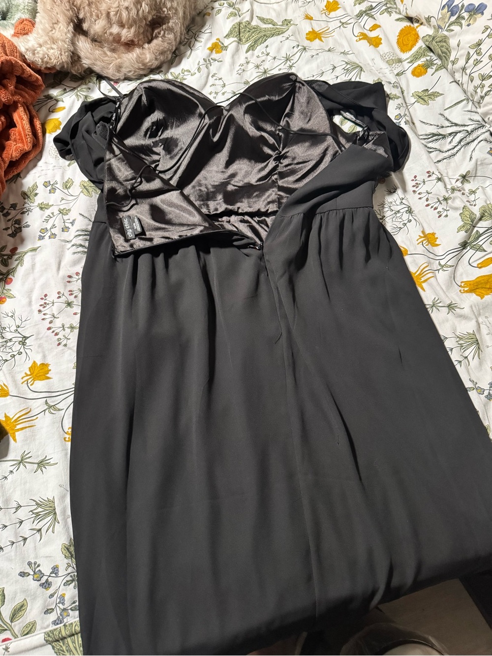 City Chic Entwine Tulip Drape Maxi Dress - black - Picture 7 of 7
